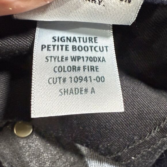 Hudson Signature Bootcut Jeans flap Pocket size 31 Mid rise Petite Boot Stretch - Picture 6 of 8